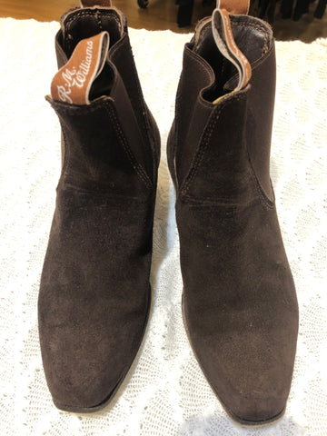 R.M.Williams Womens Suede Shoes Size 3 1/2 GRH 7/1.4