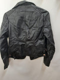 Sass Womens Leather Look Jacket Size Au 8