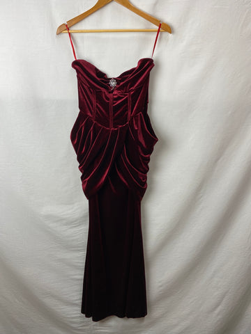 Image for Shein Womens Strapless Dress Size L