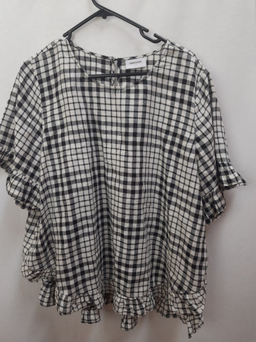 Sussan Womens Linen Top Size 14