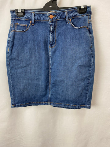 Image for Target Womens Denim Skirt Size 14