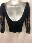 Versace Jeans Couture Womens Knit Top Size S