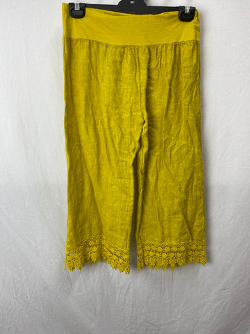 Image for Viola Borghi Womens Linen Pants Size M