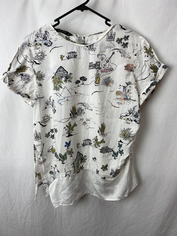 Image for Zara Basic Collection Womens Top Size L