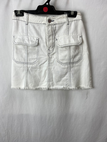 Image for Zara Basic Z1975 Denim Womens Skirt Size M
