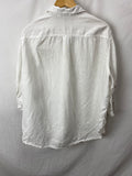 Image for Zara Womens Linen Top Size USA S