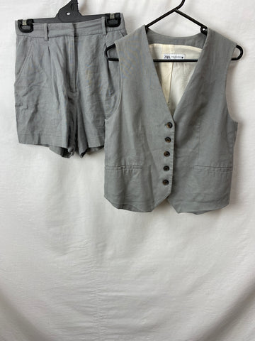 Image for Zara Womens Shorts and Top Size USA XS