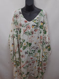 Zephyr Womens Linen/Silk Oversized Dress Size L