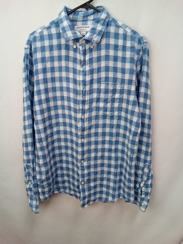 COUNTRY ROAD MENS LINEN SHIRT SIZE S