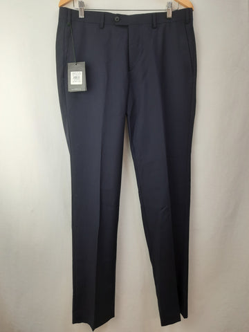 Dom Bagnato Mens NVY Pants Size 84 BNWT RRP$ 250 100% Wool