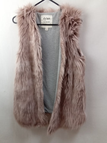 DYLAN Womens Fur Vest Size S