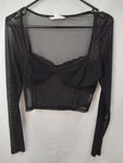 Glassons Womens Mesh Top Size L
