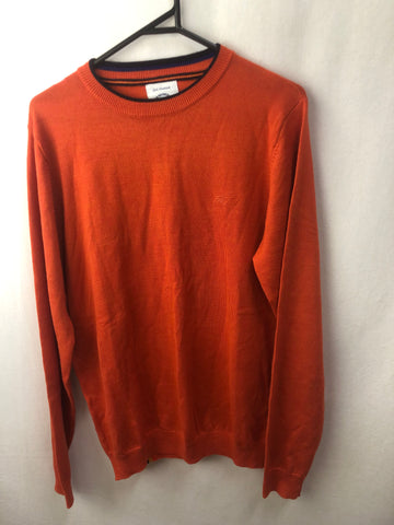 A Fish Named Fred Mens Merino Wool Blend Jumper Size USA M