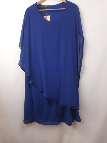 Liz Jordan Womens Embellished Edge Overlay Dress Size 18 BNWT RRP $279