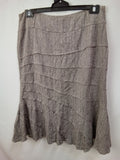 Noni B Womens Linen & Viscose Blend Skirt Size 12