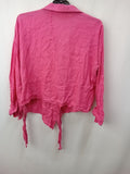 Ollie And Max Womens Linen Top Size 8