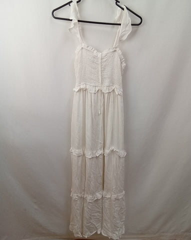 Showpo Good For The Soul White Dress Size 8 (S) BNWT