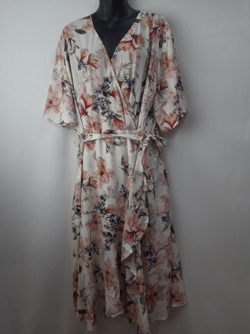 St. Frock Womens Lacey Wrap Dress Size 22 BNWT