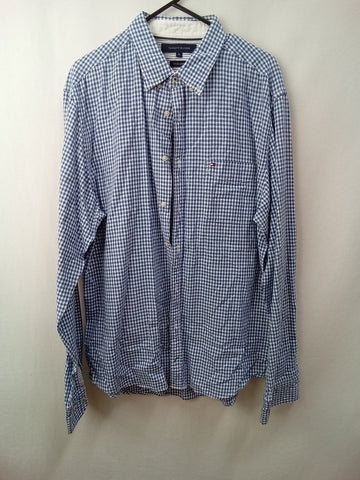 Tommy Hilfiger Mens Cotton/Linen Shirt Size XL