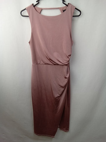 TOPSHOP Slinky Drape Womens Dress Size UK 8